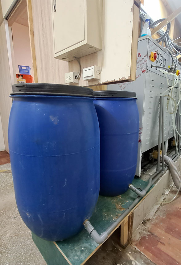 洗液儲存桶安裝